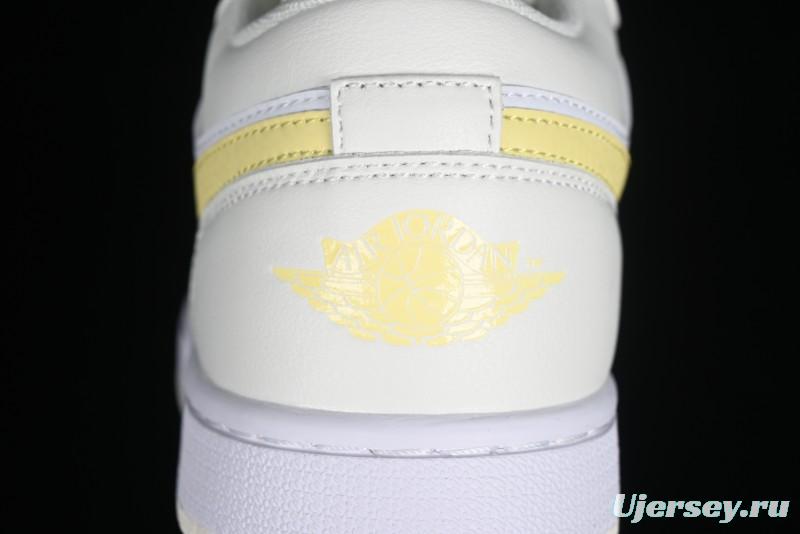 Nike Air Jordan 1 Low AJ1 Lemon Yellow Low-Top Casual Sneakers - FV8486-181