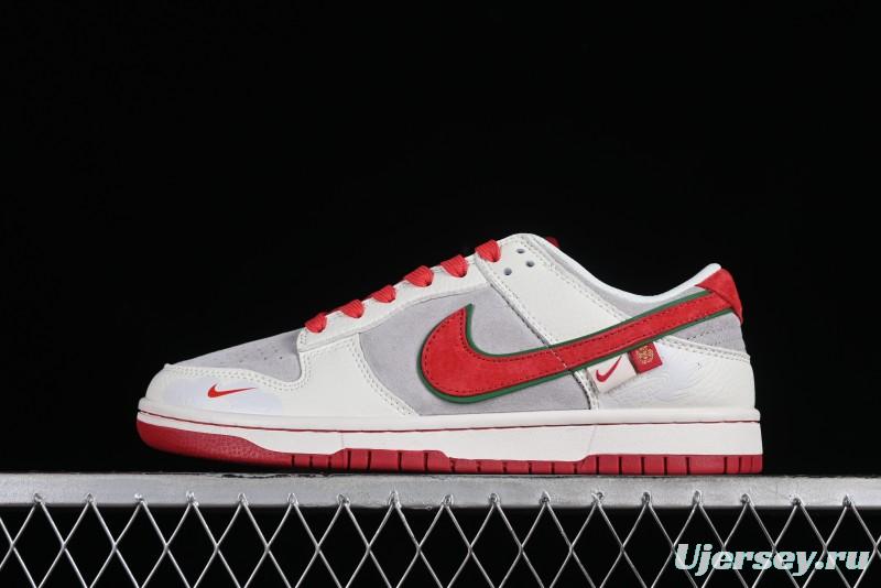 Nike SB Dunk Low Chinese New Year Limited Edition - Lucky Red Anniversary Custom Low-Top Casual Sneakers - CR8033-506