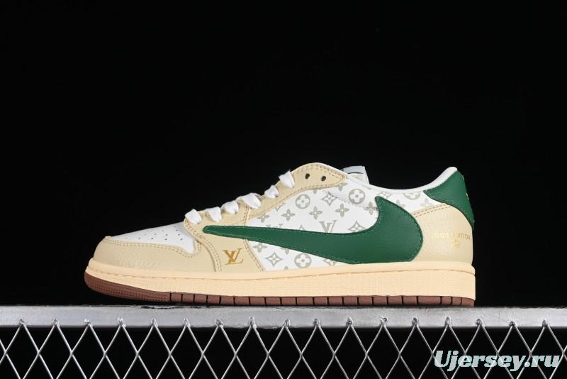 Nike Air Jordan 1 Low OG SP Travis Scott x Fragment Design Collaboration Sneakers - LX1988-300