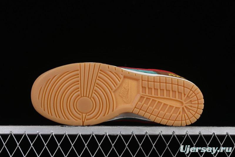 Nike SB Dunk Low Chinese New Year Limited - Colorful Clouds Anniversary High-End Custom Low-Top Casual Skate Shoes - GJ8309-933