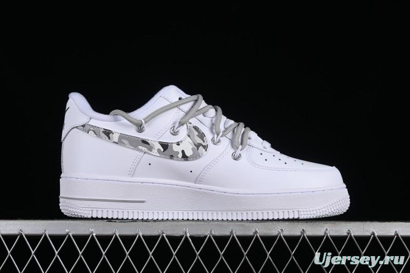 Nike Supreme x Air Force 1'07 Low "Box Logo" Camouflage Print Casual Sneakers - UP1658-595
