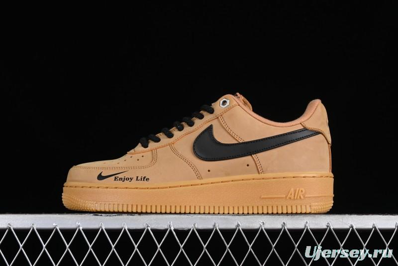 Nike Air Force 1 '07 Low Wheat Low-Top Sneakers - FZ7372-200