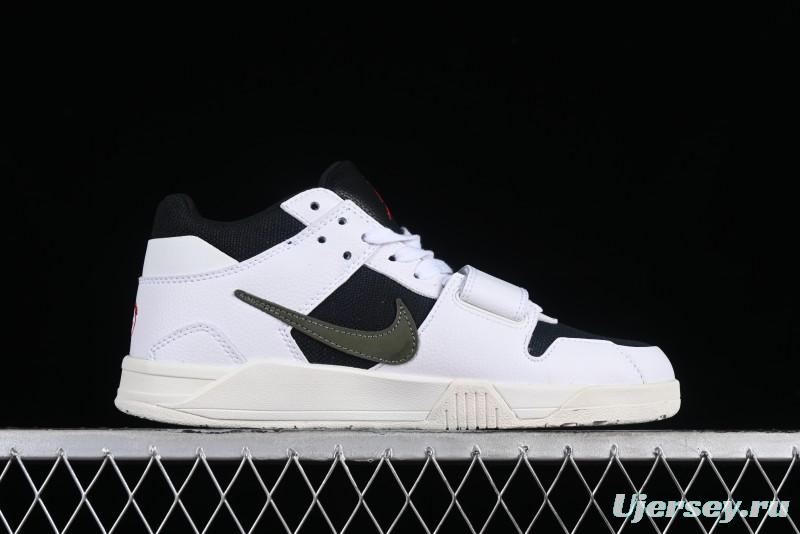 Nike Travis Scott x Jordan Cut The Check AJ1 Basketball Shoes with Velcro Strap - FZ8117-100