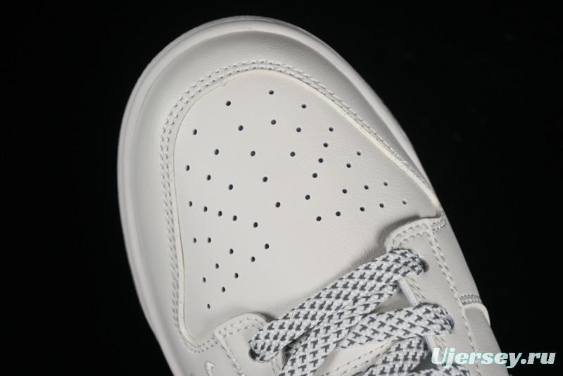 Nike SB Dunk Low LV Collaboration - Double Swoosh Beige Grey Anniversary High-End Custom Low-Top Casual Sneakers - FC2025-306