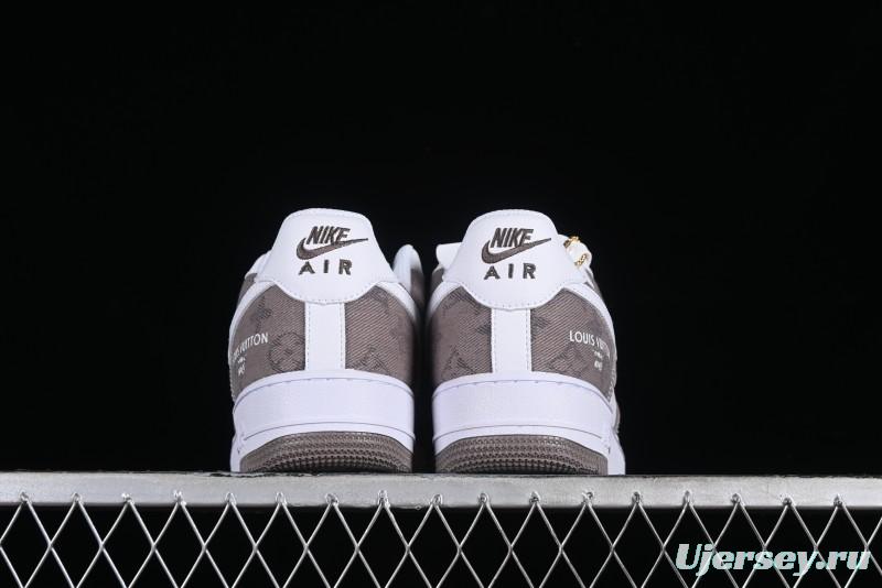 Nike Air Force 1 '07 Low Custom Casual Sneakers with Full-Length Air Cushion - CW2288-111