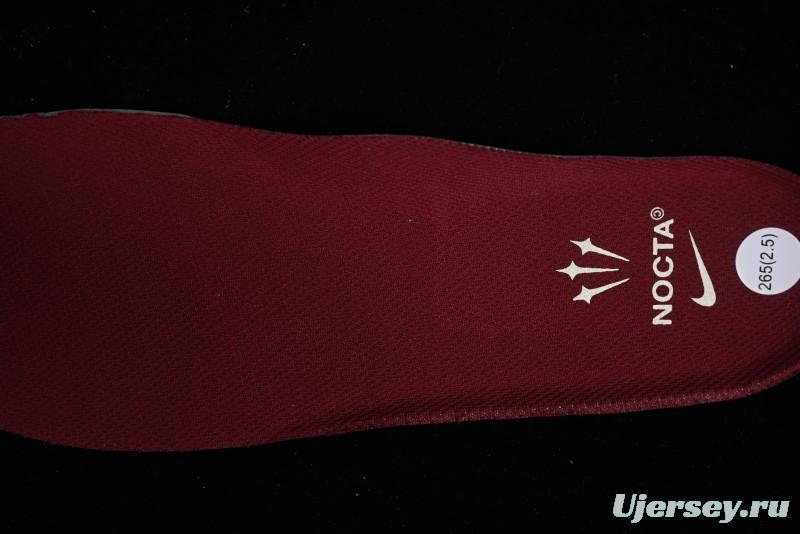 Nike Nocta x Nike Air Force 1 '07 Low Casual Sneakers with 3M Reflective Details and Full-Length Air Cushion - NO0224-022