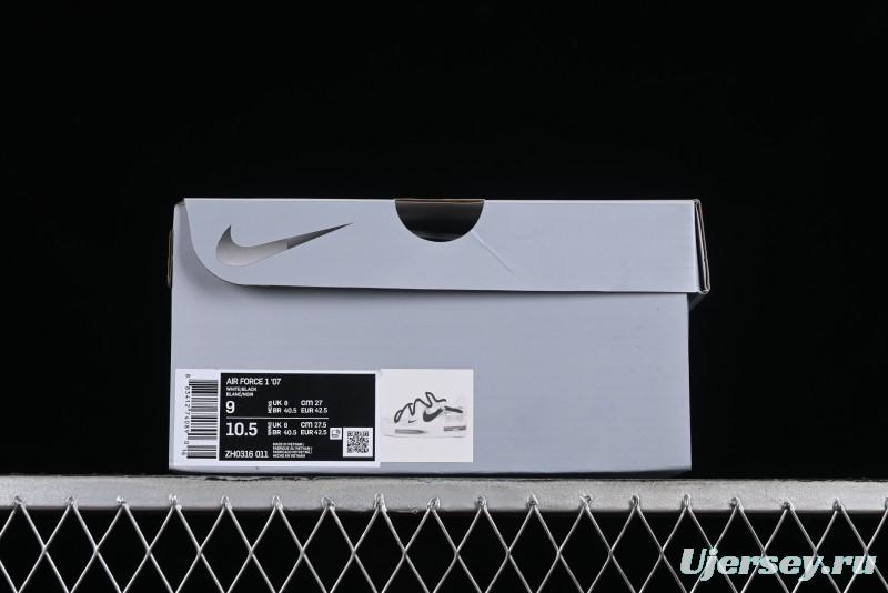 Nike Air Force 1 '07 Low Custom Anime Theme Spray Paint Swoosh Casual Sneakers - ZH0316-011