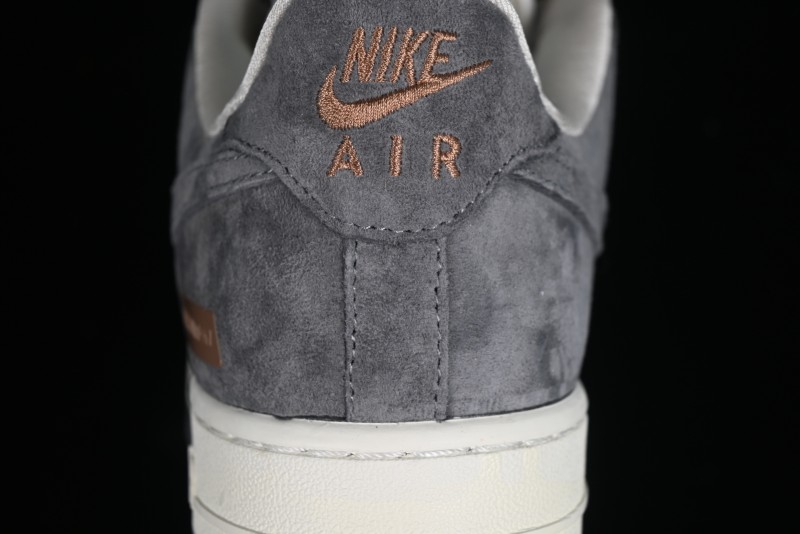 Nike Air Force 1 '07 Low LV Collaboration - Beige Grey Pigskin Casual Sneakers - HD1968-011