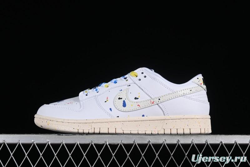 Nike SB Dunk Low Color Ink Splash Anniversary Custom Low-Top Casual Skate Shoes - FC2025-305