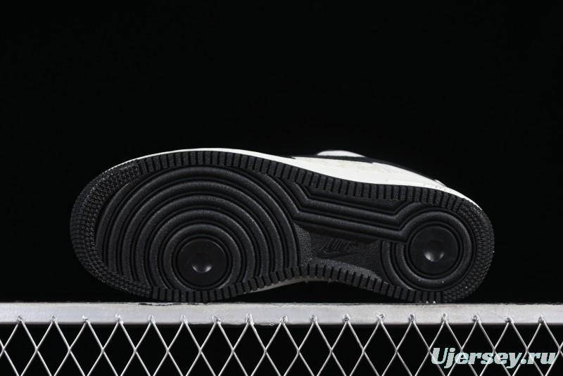 Nike Air Force 1 '07 Low BAPE Collaboration - White Black Camo Casual Sneakers - BA8806-845