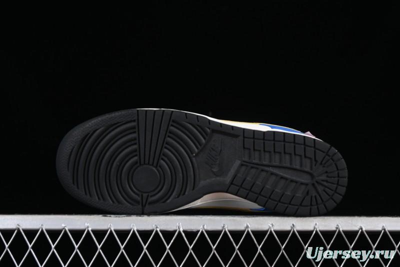 Nike SB Dunk Low Power Rangers Triceratops Colorway Low-Top Casual Skateboarding Shoes - ZZ1998-007