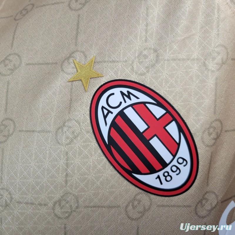 Player Version 24/25 AC Milan x Gucci Golden 125th Anniversary Jersey