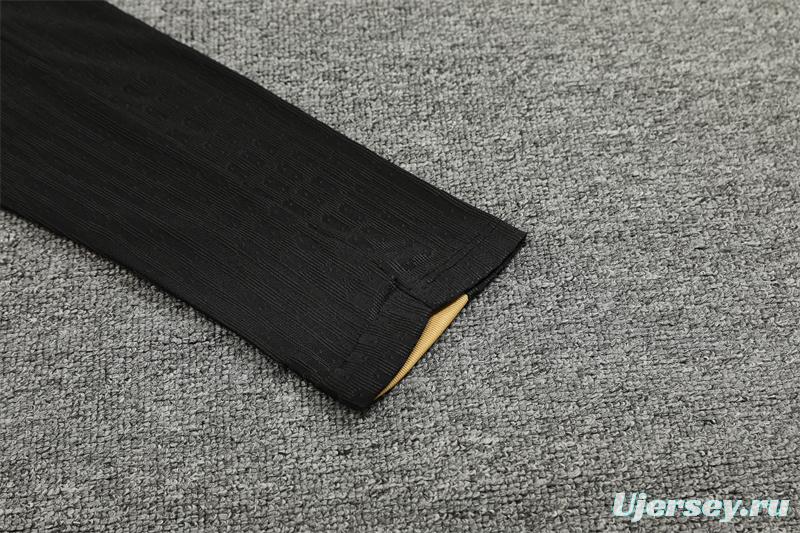 24/25 Barcelona Black Half Zipper Jacket+Long Pants