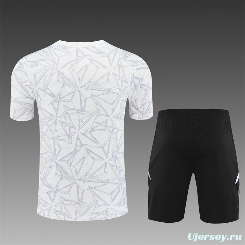 24/25 Real Madrid White Special Short Sleeve Jersey+Shorts