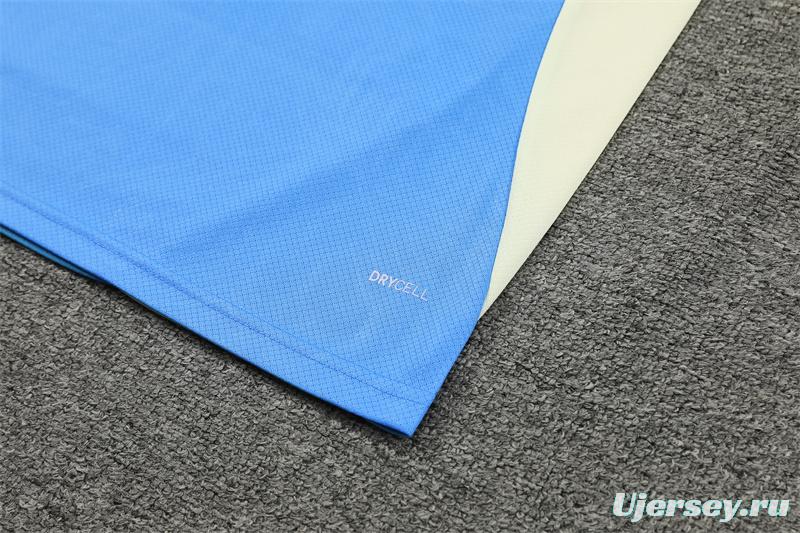 24/25 Manchester City Sky Blue Short Sleeve Jersey+Shorts