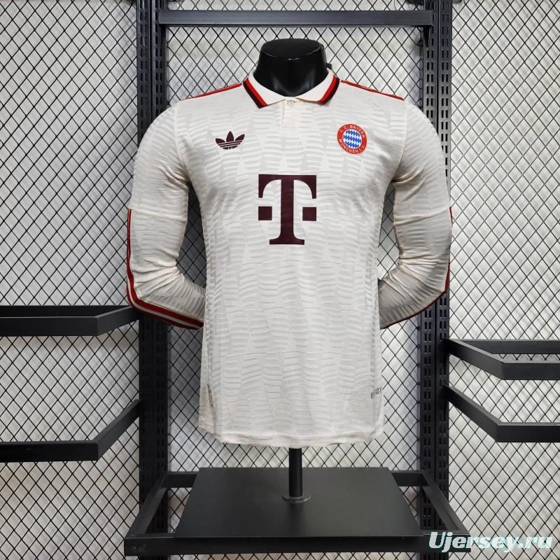 24/25 Player Version Bayern Munich Third Long Sleeve Jersey