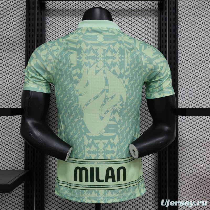 Player Version 24/25 AC Milan Green Special Jersey