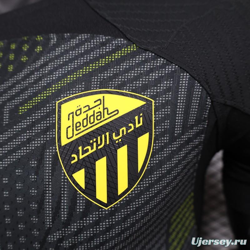 Player Version 24/25 Al-Ittihad Third Black Jersey