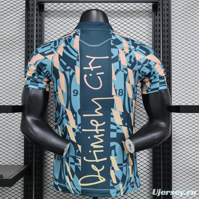 Player Version 24/25 Manchester City Plaid Special Jersey