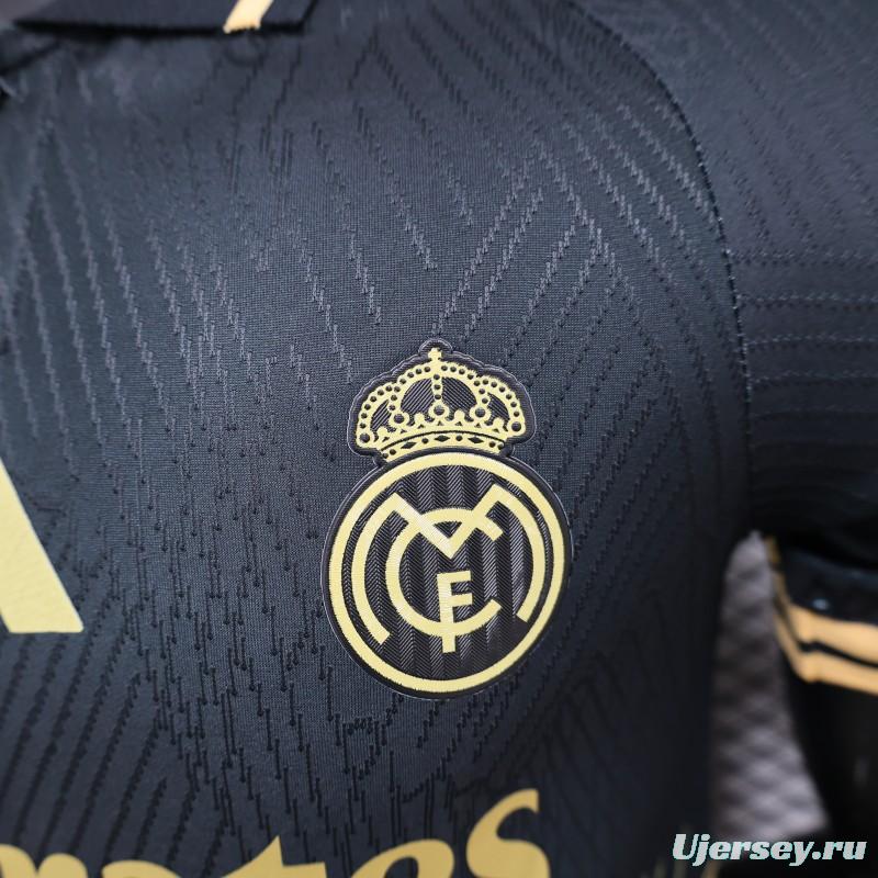 Player Version 24/25 Real Madrid Black/Golden Specail Jersey