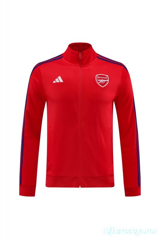 24/25 Arsenal Red Full Zipper Jacket +Long Pants