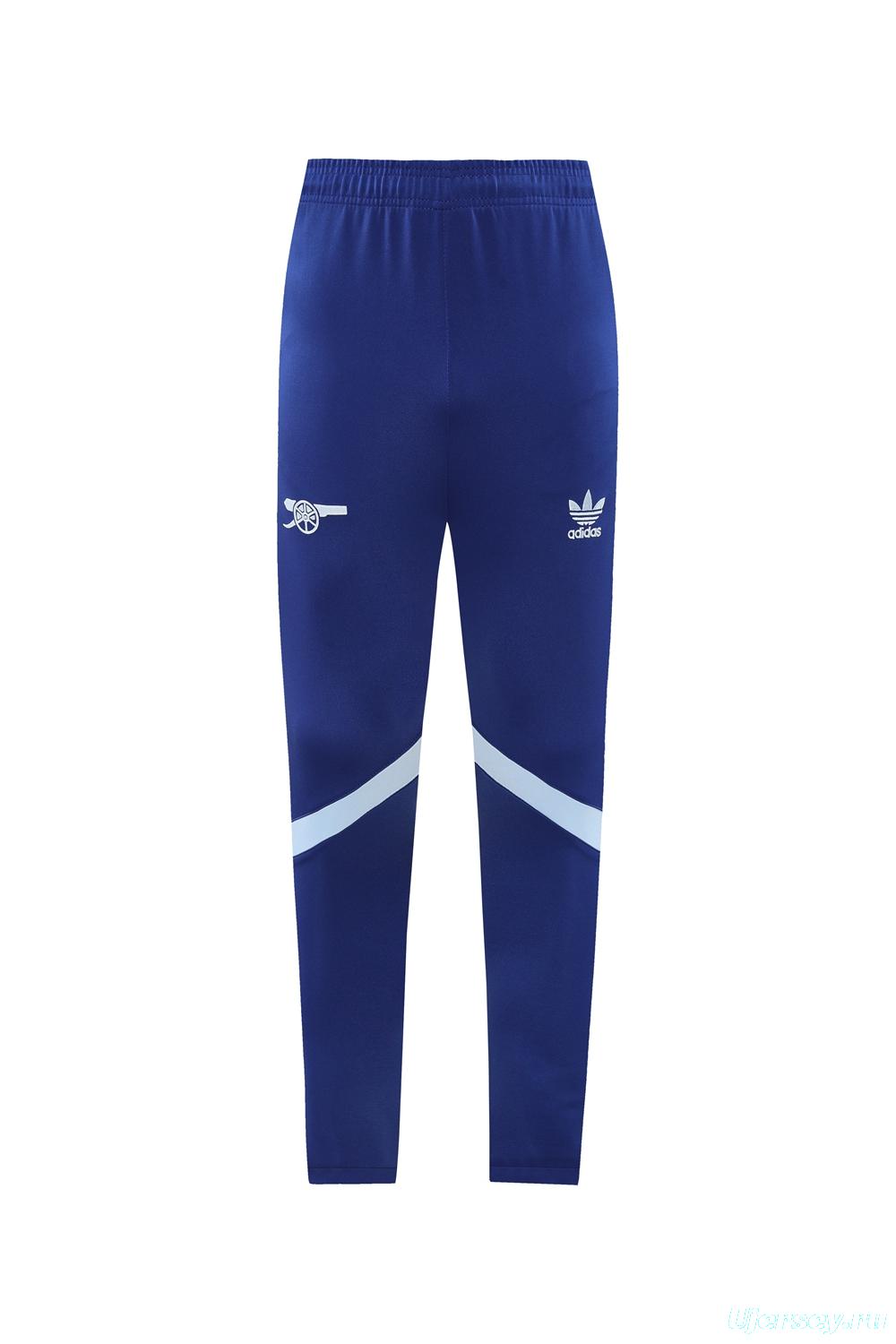 24/25 Arsenal Blue/Red Full Zipper Jacket +Long Pants