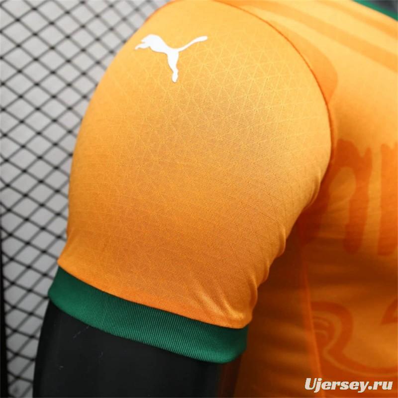 24/25 Player Version Ivory Coast Home Jersey