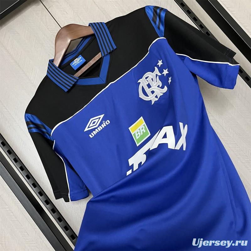 99/00 Retro Flamengo Goalkeeper Blue Jersey