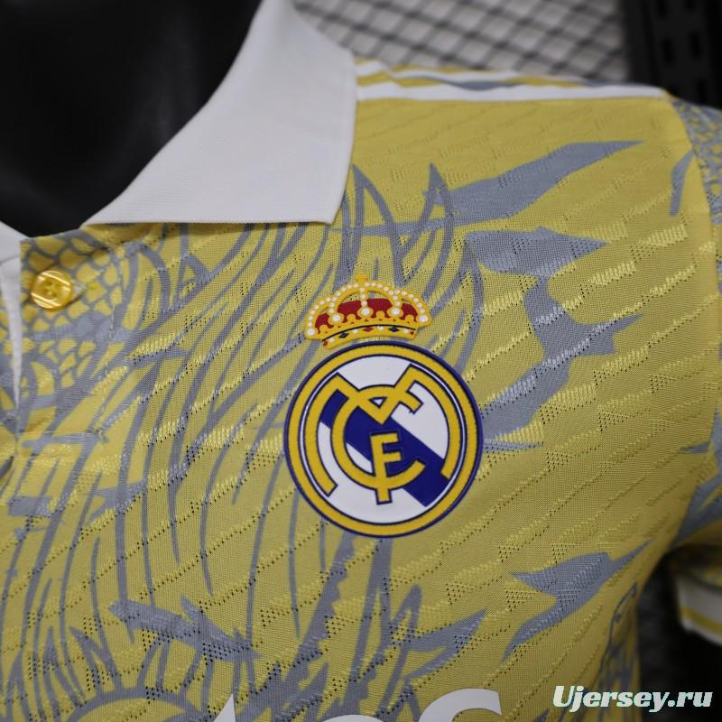 Player Version 24/25 Real Madrid Golden Dragon Pre-Match Jersey