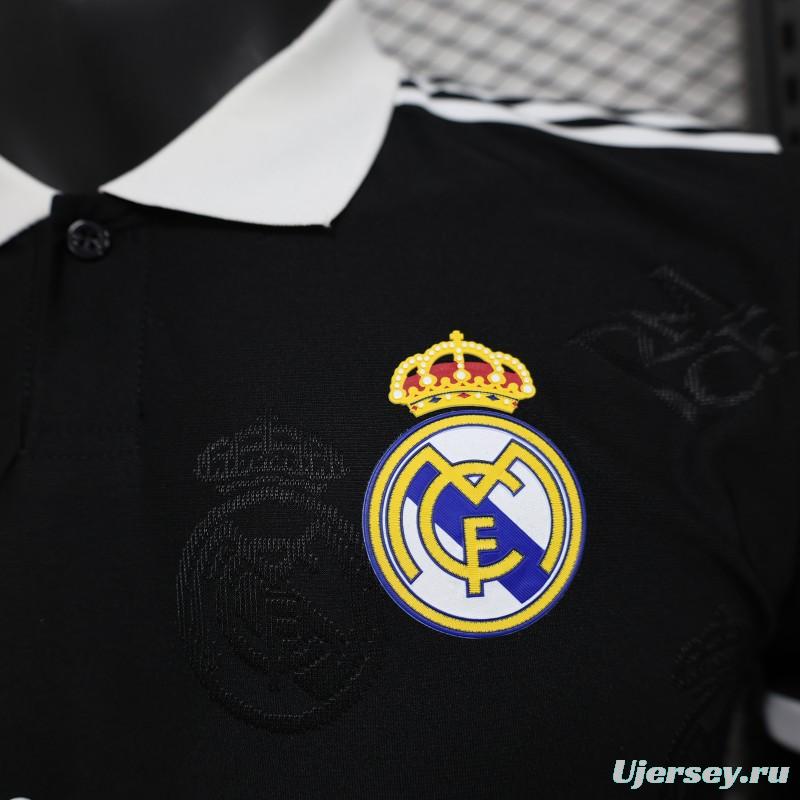 Player Version 24/25 Real Madrid Black Pre-Match Jersey