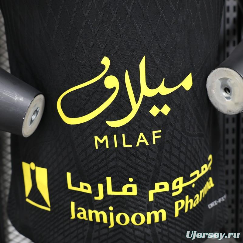Player Version 25/26 Al-Ittihad Third Black Jersey