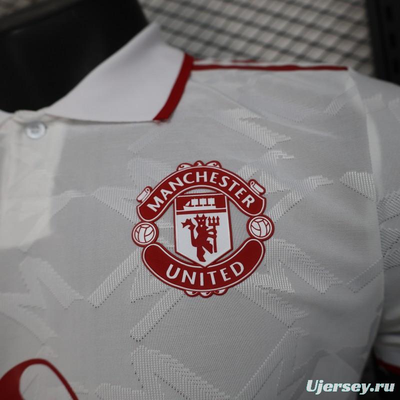 Player Version 25/26 Manchester United White Special Jersey