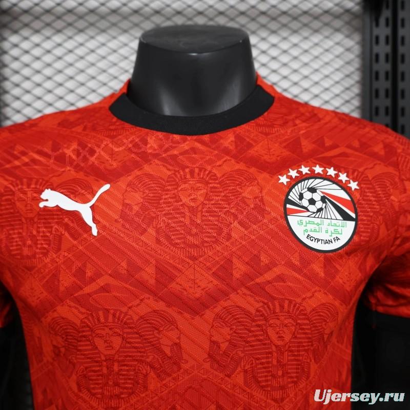 2024 Player Version Egypt Home Jersey