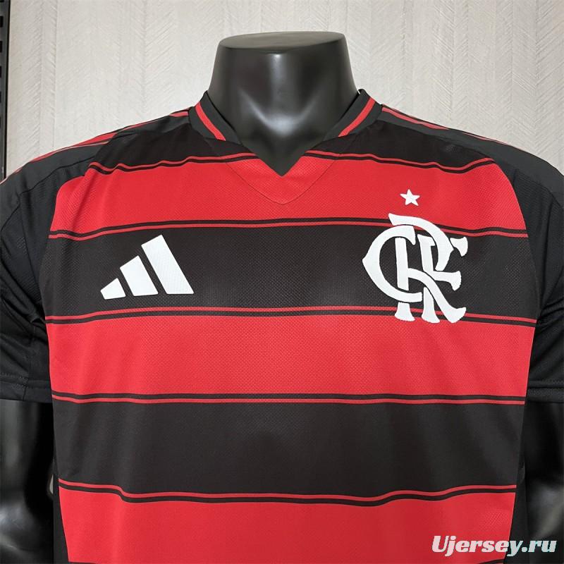 25/26 Player Version Flamengo Home Jersey S-XXXXL