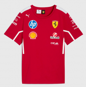 2025 Ferrari F1 Red Racing Shirt