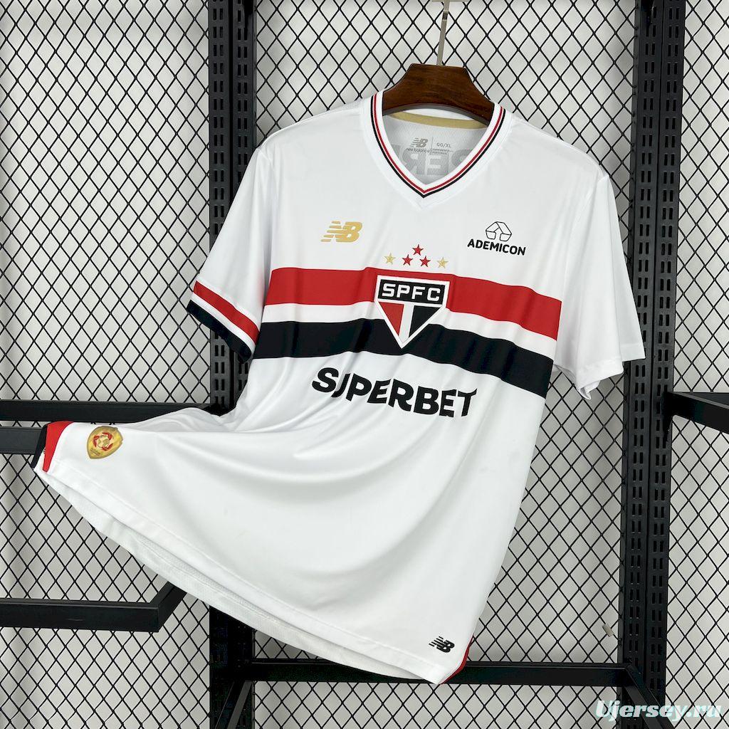 25/26 Sao Paulo Home Jersey