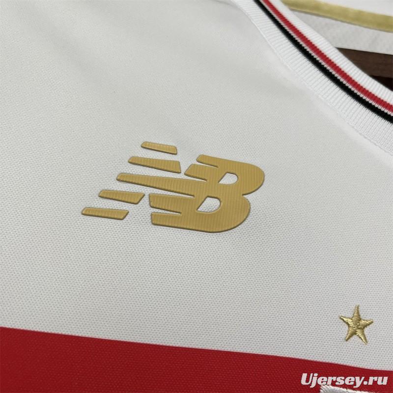 25/26 Women Sao Paulo Home Jersey With Chest Sponsor