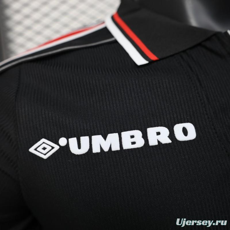 Player Version 98/99 Manchester United Third Black Jersey