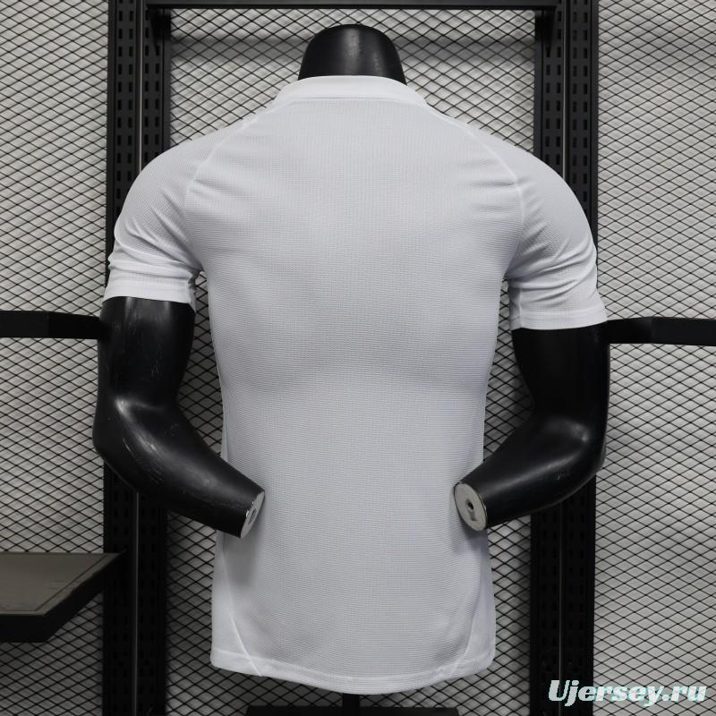 Player Version 25/26 Arsenal White with Emirates Sponsor Jersey