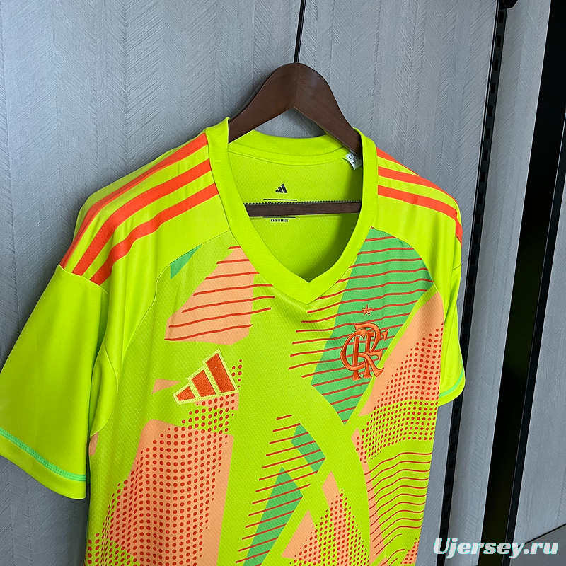 25/26 Flamengo Goalkeeper Fluorescent Green Jersey S-XXXXL
