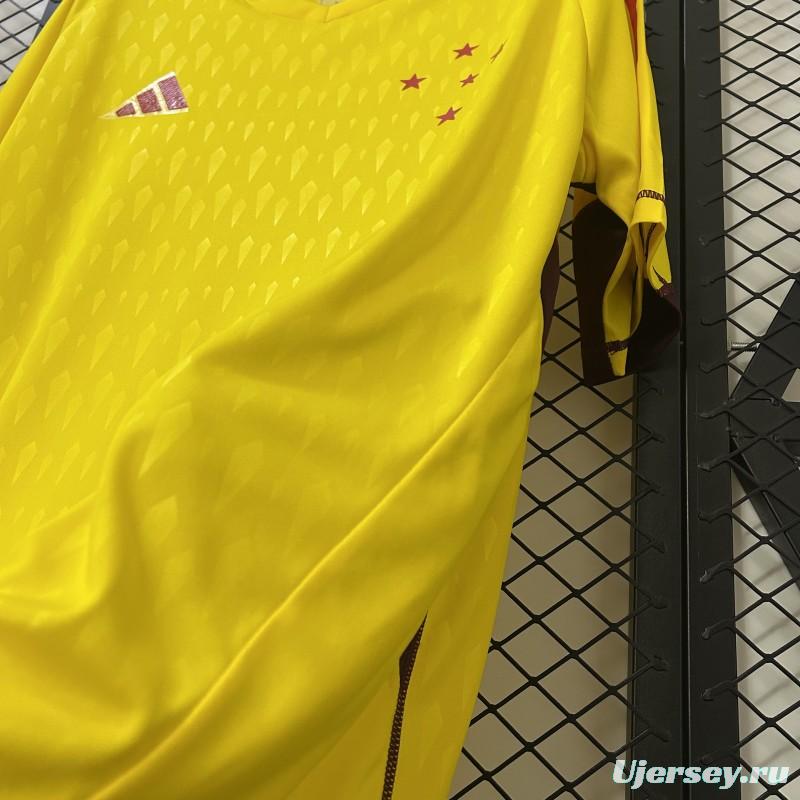 24/25 Cruzeiro Limited Edition Goalkeeper Yellow Jersey