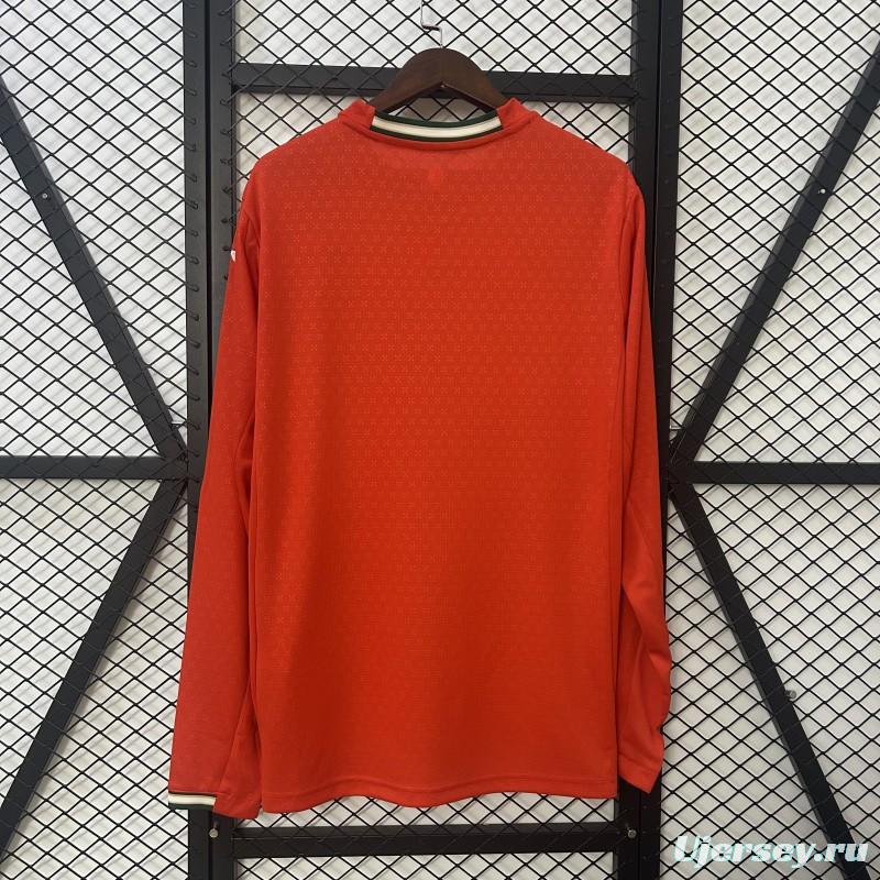 2025 Long Sleeve Portugal Home Jersey