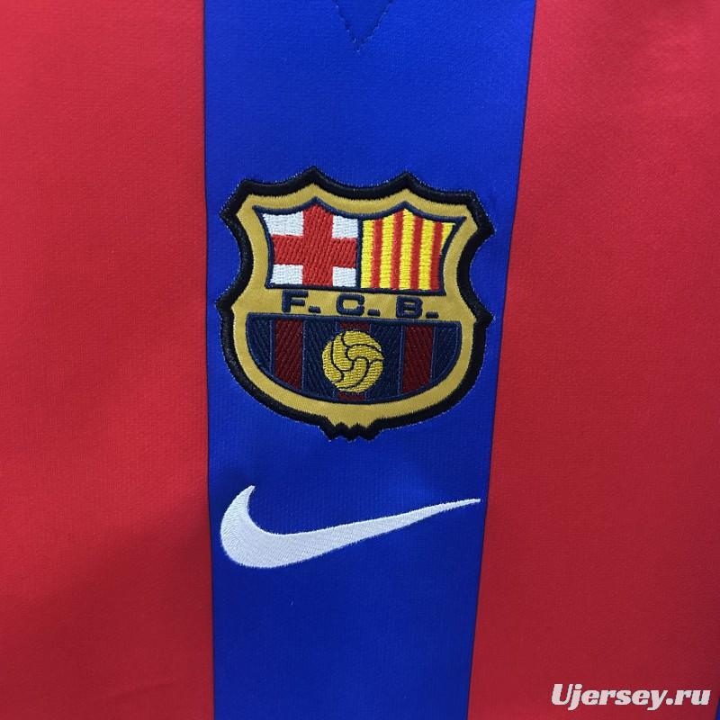01/02 Retro Barcelona Home Jersey