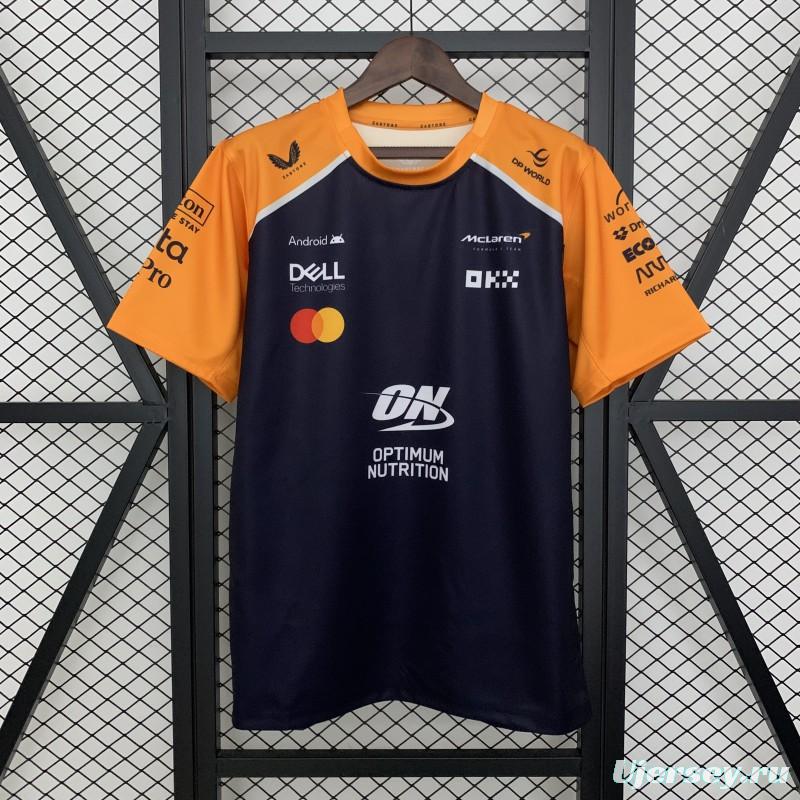2025 F1 Formula Orange/Navy Mclaren Jersey