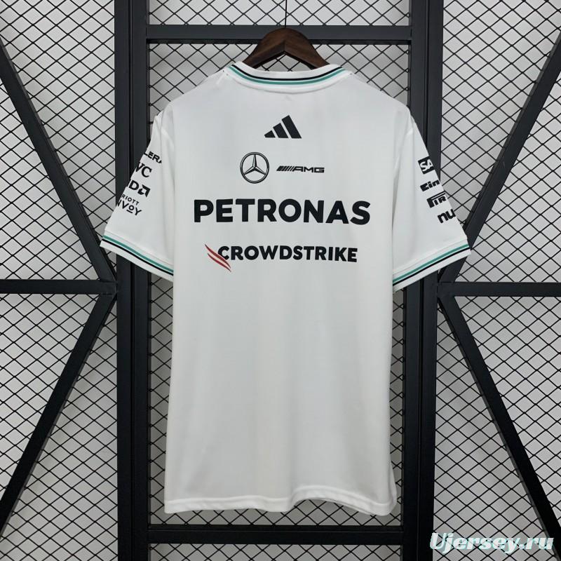 2025 F1 Formula AMG White T-Shirt