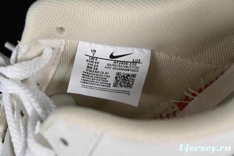 Nike Air Force 1 '07 Low Custom Traditional Chinese Brocade Casual Sneakers - AF2406-110