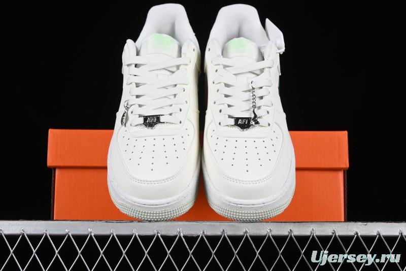 Nike Air Force 1 '07 Low Casual Sneakers with Full-Length Air Cushion - FN8540-100