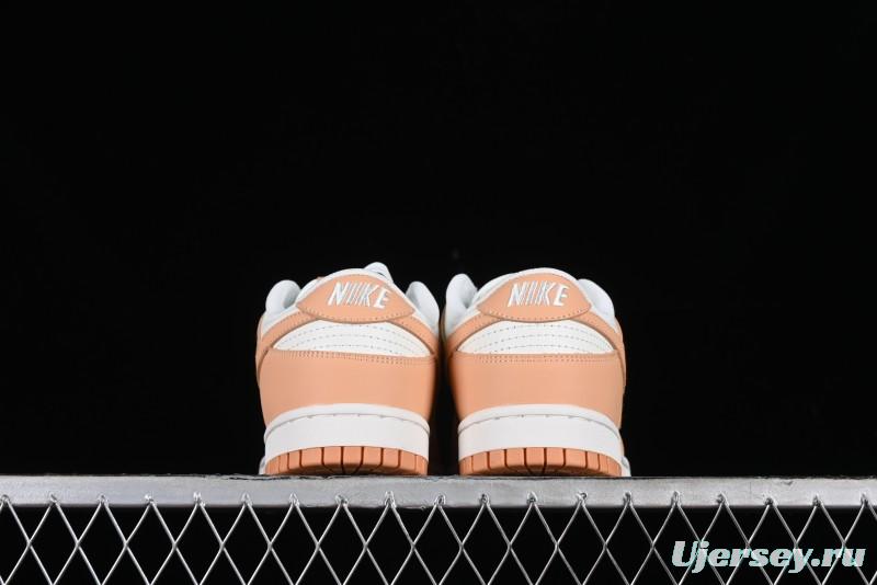 Nike Dunk Low "Harvest Moon" SB Skateboarding Shoes in Beige Orange - DD1503-114