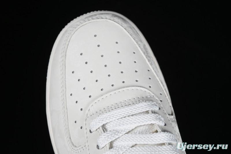Nike Air Force 1 '07 Low Custom Traditional Chinese Brocade Casual Sneakers - AF2406-110