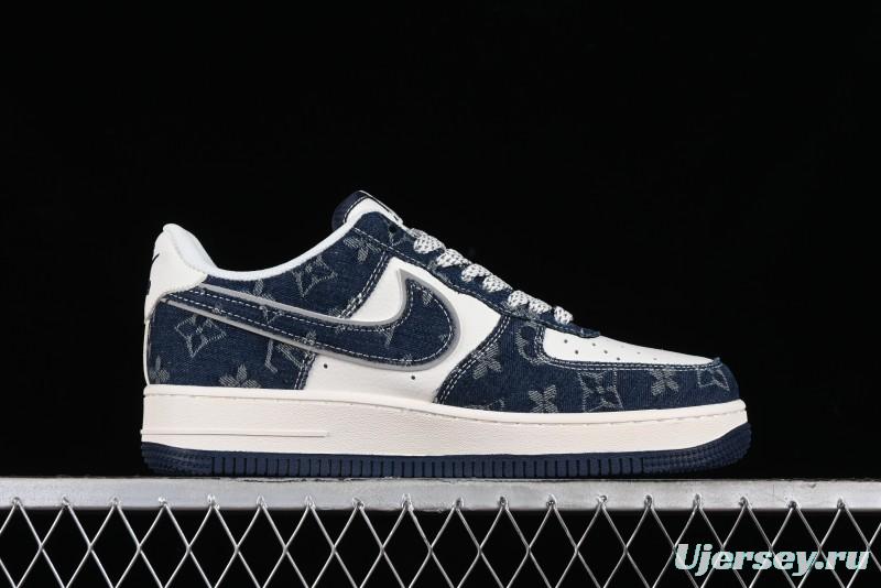 Nike Air Force 1 '07 Low LV Collaboration - Midnight Navy Low-Top Casual Sneakers - SJ2088-003